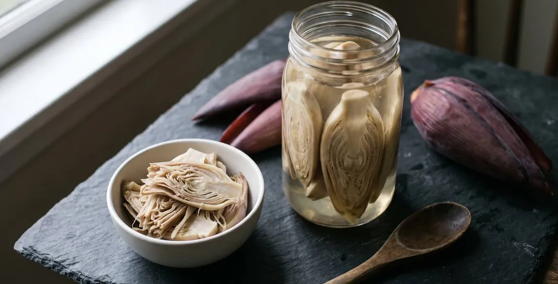 Banana Blossom in Brine: A Plant-Based Seafood-Alternative Format for CPG Brands