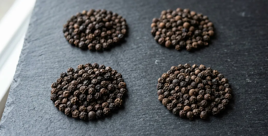 Black Pepper Origin Comparison - Ceylon Vietnam India Indonesia