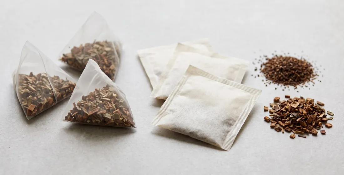 Ceylon Tea Bag Formats: Pyramid, Round Paper, String and Tag