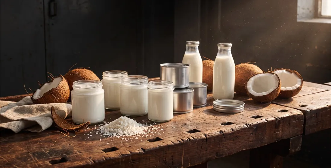 Coconut Milk and Cream Co-Packing: Fill Formats and Day Rates