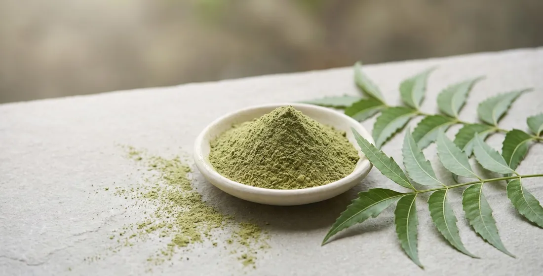 Margosa (Neem) Powder for Skin-Claim and Oral-Care Nutraceutical SKUs