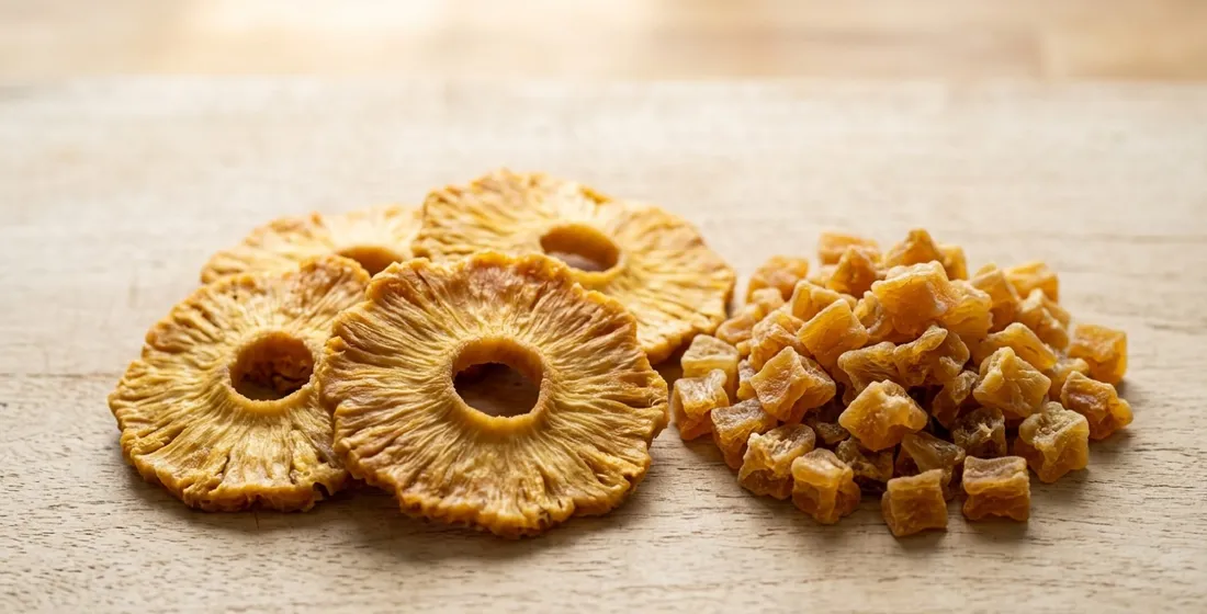 Pineapple Rings, Tidbits, Tea-Bag-Cut and Strip Formats: Format Selection for Snack and Bakery
