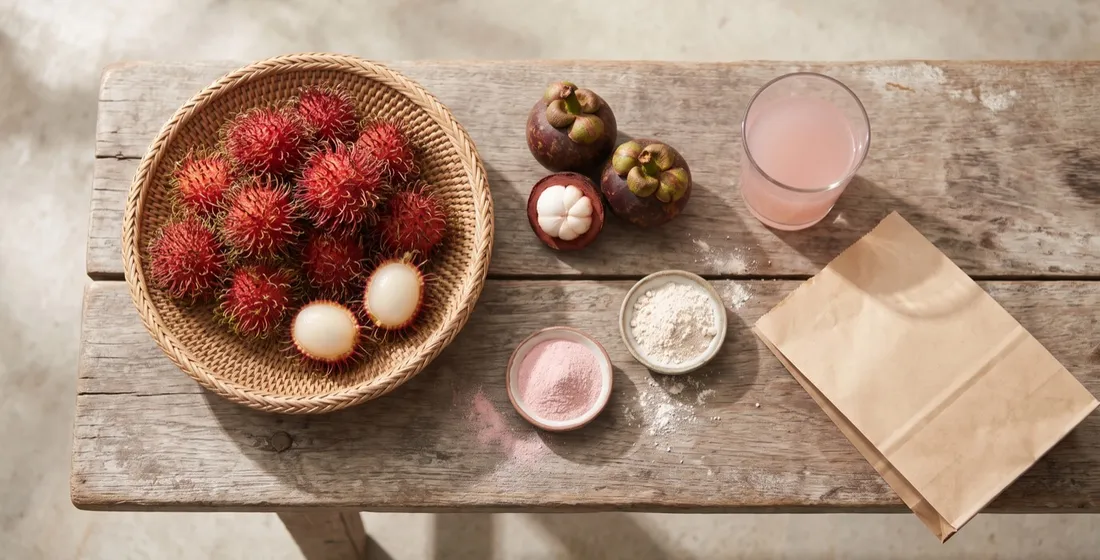 Rambutan and Mangosteen Powder for Premium Beverage Lines