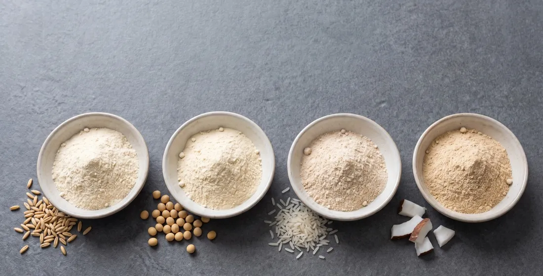 Spray-Dried Plant Milk Powder: Oat, Soy, Rice, Coconut Compared