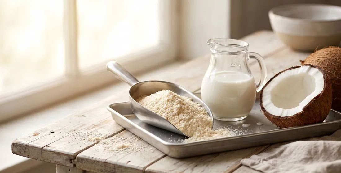 Spray-Dried Coconut Milk Powder: Dispersibility, Mesh and Cold-Chain-Free Logistics