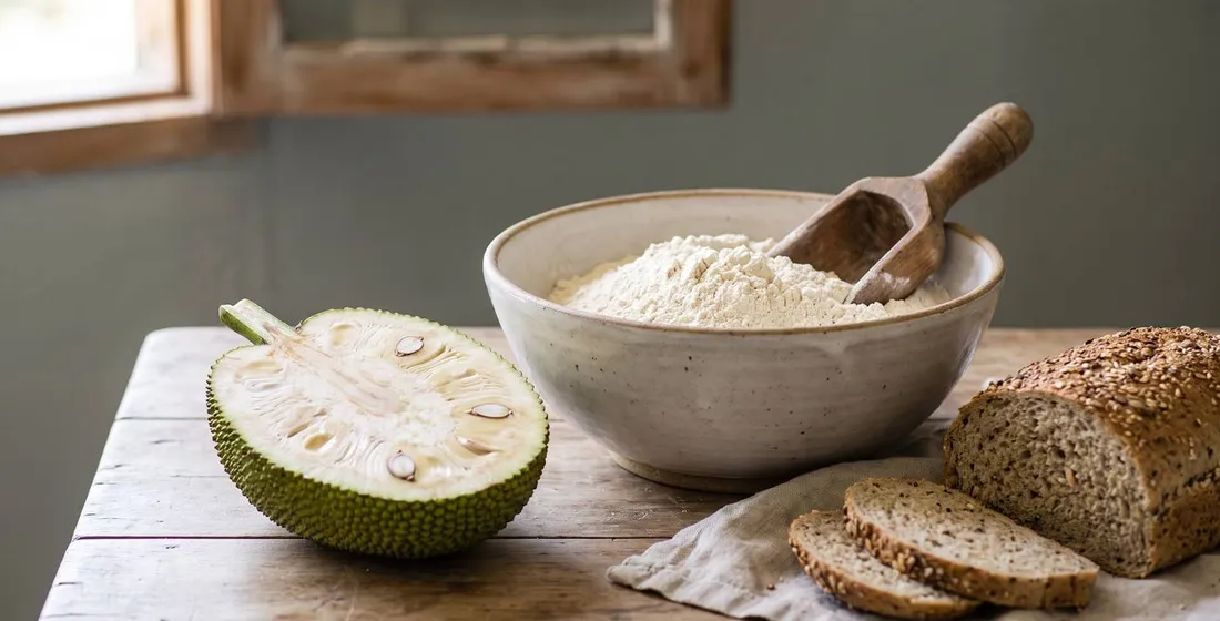 Young Jackfruit Flour for Gluten-Free Bakery: Fibre, Particle Size and Substitution Rates